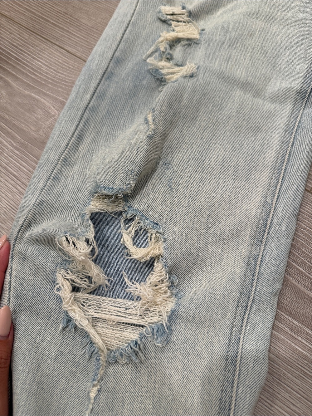 Wild Fable High Rise Distressed Mom Jeans - Picture 5 of 12